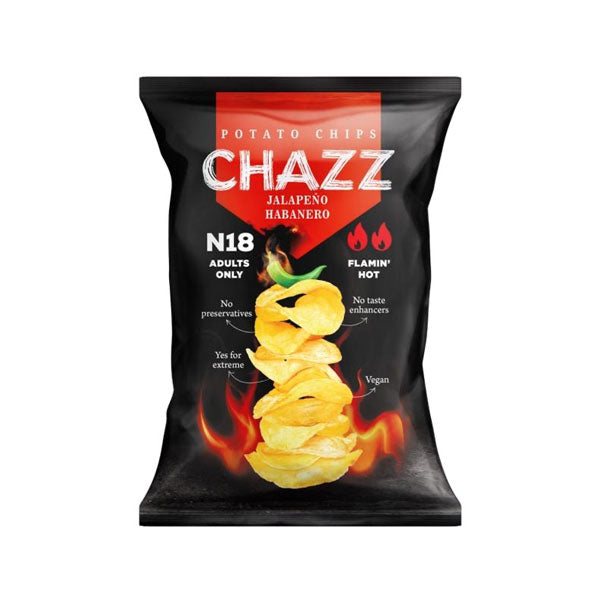 Chazz Kettle Chips Jalapeño & Habanero Pepper